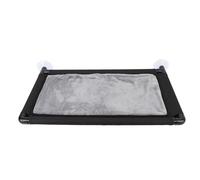 ACOGEDO Perca DE Ventana DE CATO DE CUPA DE SUCCIÓN - Hamaca DE Ventana DE Gato Premium con PVC y Diseño DE Alambre DE Acero para el Montaje Seguro - Combinada DE DE Gato en Dos Telas para Todas Las