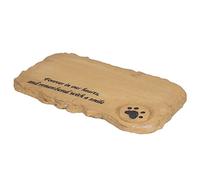 ACOGEDO Piedra de Jardín Conmemorativa para Mascotas, Lápida con Memoria de Perro Resistente a la Intemperie para Decoración Al Aire Libre (cama ornamental Tipo B (especificación del proveedor: color)