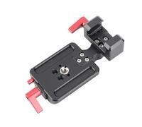ACOGEDO Placa de Montaje de Abrazadera de Riel con Zapata Fría Montaje de Cámara de Disparo Vertical 1/4 3/8 para RS3 RS2 RS3PRO el Uso Extendido de Liberación Directa Diseño Placa Rápida Universal