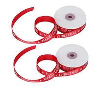 ACOGEDO Polyester Satin Ribbon for Crafting, Elegant Christmas Style Gift
