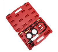 ACOGEDO Probador de Cilindro Kit de Detector de Fugas de Compresión de Doble Presión 0-7bar/0-100psi Cilindro a Prueba de Fugas Probador de Presión de Compresión de CilindroDetector de de