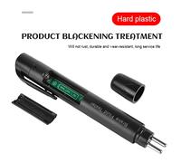 ACOGEDO Probador de Líquido de Frenos Portátil con 5 Indicadores LED para un Monitoreo Preciso del Líquido del Vehículo DOT3 DOT4 (BLACK)