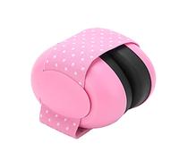 ACOGEDO Protección del Oído del bebé Premium Aislamiento Aislamiento Reducción de Ruido Muff Oído con Cordón Elástico para Niños Pequeños y Recién Nacidos | Auriculares para Niños Rosados