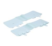 ACOGEDO Protector contra Salpicaduras de Fregadero Plegable con Ventosas, Tablero Deflector de Agua, Accesorio de Cocina, Azul Claro en el Fregadero y el Diseño del, la Superficie de Ajuste Se