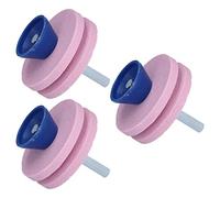 ACOGEDO Reemplazo de Disco Abrasivo de Muela Abrasiva de Afilador Premium de 3 Uds para un Mantenimiento Eficiente de Herramientas (Doble capa)