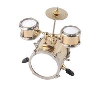 ACOGEDO Réplica de Instrumento Musical en Miniatura, Juego de Batería, Adorno, Baterista, Regalo para Familia con Amigos, Hermoso Detalle de Caja que Tiene un Regalo de Instrumento Musical para