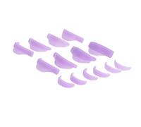 ACOGEDO Rizador de Permanentes de Pestañas de Silicona con 7 Opciones de Tamaño para Pestañas - Almohadillas de Permiso Rosa Reutilizable y Suave para Salones de Belleza (PURPLE)