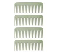 ACOGEDO Set de Peillamiento de Despojo de Cabello - 10 Piezas de Dientes Anchos de Paja de Trigo para un Peinado Fácil de Peinado - Combator de Cabello Ecológico para Uso en el Hogar y el Salón