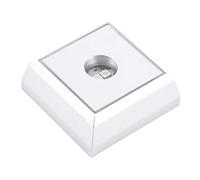 ACOGEDO Soporte LED para Figura de Acrílico, 4 LED Super Brillantes | Pantalla con espejo, iluminación decorativa colorida, adecuada para piezas de cristal, uso con 3 pilas AAA, pantallas 3D