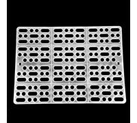 ACOGEDO Tapete Fácil de Acolchar para Guinea Uso Todo No Tóxico Un TapeteFácil de Colocar Tapete DuraderoAlmohadilla Nido para Conejillo de IndiasEstera de Jaula para Guinea (White)