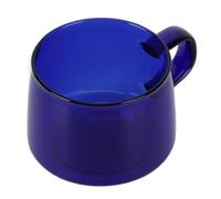 ACOGEDO Taza de café Transparente Taza de Borosilicato de 250 Ml de Leche de Agua de té de Vidrio con Asa Succinita Vierte la Pausa de Ebullición Después de que esté Hecha de Vidrio Alto y que No