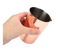 ACOGEDO Taza de Cóctel de Acero Inoxidable 304, Taza Mezcladora para Beber Vino, 500ML, para Bar, Fiesta, Barman, Herramienta, Diseño Creativo Plateado, Apariencia de Diseño de Coctelera Vertedora