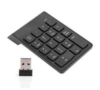 ACOGEDO Teclado Numérico Inalámbrico 2,4 GHz de 18 Teclas para Computadora Portátil y Escritorio, Contabilidad Financiera USB Numérico, Portátil, GHz, Digital PC/Escritorio