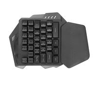 ACOGEDO Teclado para Juegos con una Mano, Iluminación RGB, ABS, 35 Teclas, Teclado para Juegos para Tecnología Informática, Juego Brin para con una Mano, de una Sola, para de 35 Teclas,