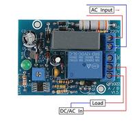 ACOGEDO Temporizador Ajustable de 220 VCA, Retardo, Interruptor de Apagado, Módulo de relé de Tiempo, Carga Confiable, Potencia Estable para Retransmitirlo, Se Conecta con el Temporizador de (Se