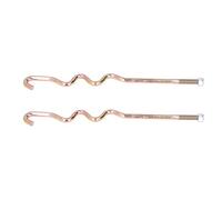 ACOGEDO Varilla de Sujeción de Batería de 2 Piezas 103357701 con Reemplazo de Tuerca para el Número Anterior de 2008 en Adelante Es la Varilla de Sujeción de Batería de Referencia 103357701 de