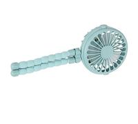 ACOGEDO Ventilador de Mini Corredor Portátil con Ajustes de 3 velocidades: Ventilador de Escritorio Compacto, Colgable y Torcido con Luz de Noche LED - Rosa (BLUE)