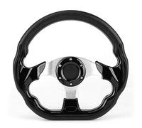 ACOGEDO Volante a la Deriva para Coche de Carreras de 320 Mm/12,5 Pulgadas con Botón de Bocina Color Negro Brillante Tamaño Universal Peso Duradero y Táctil PVC Alta Excelente Comodidad Antidesgaste y