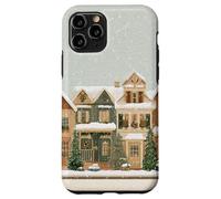 Acogedor Barrio navideño - Obra de Arte de Xmas Village Carcasa para iPhone 11 Pro