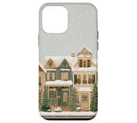 Acogedor Barrio navideño - Obra de Arte de Xmas Village Carcasa para iPhone 12 Mini
