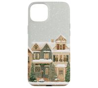 Acogedor Barrio navideño - Obra de Arte de Xmas Village Carcasa para iPhone 15 Plus