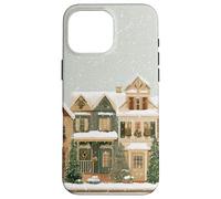 Acogedor Barrio navideño - Obra de Arte de Xmas Village Carcasa para iPhone 16 Pro MAX