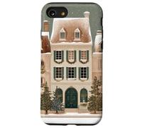Acogedor Barrio navideño - Obra de Arte de Xmas Village Carcasa para iPhone SE (2020) / 7/8