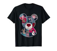 Acogedor Oso de Navidad Patchwork Design Art Camiseta