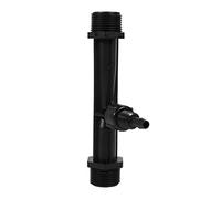 Acogedor Venturi de Riego de 1 Pulgada, Tubo de Grado Ozone, Inyector Mezclador de Agua, 2 Unidades, Dispositivo de Agricultura, Inyectores de Fertilizante de Plástico, (G3/4 Seis Puntos)