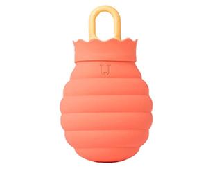 Acogedora bolsa de agua caliente cubierta de punto para comodidad en invierno: calentador de manos de gel apto para microondas en botella de gel de sílice (color: C, tamaño: talla única)