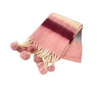 Acogedora Bufanda De Arcoíris Dopamina Ropa Escolar Elegante Colorida Dopamina Arcoíris Suave Para Niños Bufanda Punto Suave