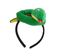 Acogedora Cobra Wrap - Diadema de serpiente de lujos para el estilo de vacaciones de las mujeres | Textura suave con forma llamativa, mantenimiento seguro y estilo temático para reuniones y celebracio