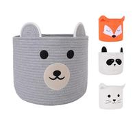 ACOHSY Cesta de Almacenamiento Plegable 30x30 cm para Juguetes Infantiles,Ropa y Kallax - Caja Multiusos para Guardería y Bebé