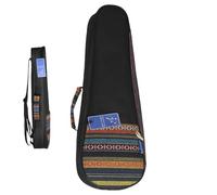 Acolchada para Ukelele - 56,8 x 21,5 x 7,3 cm, Protectora de Tela Oxford con diseño étnico Tejido con Forro Grueso | Duradera para músicos y Estudiantes en