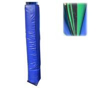Acolchado Autoadhesivo para Postes con Cremallera, para Envolver Postes Metálicos, Protector De Columnas para Porches, Cojín para Asta De Baile O Bandera (Azul, Diámetro 10 Cm)