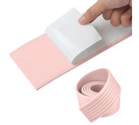 Acolchado Con Adhesivo, Acolchado De Espuma De Goma Extra Ancho, Protección Contra Heladas Para Tuberías De Agua Al Aire Libre Y Cinta De Espuma Aislante Del Calor(Pink,1pcs)