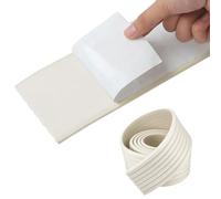 Acolchado Con Adhesivo, Acolchado De Espuma De Goma Extra Ancho, Protección Contra Heladas Para Tuberías De Agua Al Aire Libre Y Cinta De Espuma Aislante Del Calor(Beige,1pcs)