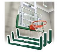 Acolchado de borde de tablero de baloncesto, tira protectora de parachoques de EVA para mayor seguridad del jugador en gimnasio, campus, garaje, exterior e interior