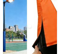 Acolchado de espuma impermeable para aros de baloncesto y postes de parque infantil, se adapta a postes de 2 x 2 a 13 x 13 pulgadas, almohadilla de seguridad para niños y deportes, protección