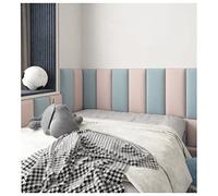 Acolchado de pared 3D anticolisión, paneles de pared tapizados para despegar y pegar, protección decorativa para sala de juegos y cabecero