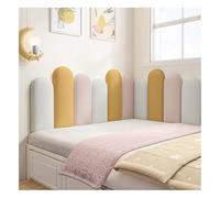 Acolchado de pared 3D anticolisión, paneles tapizados de esponja suave para seguridad de dormitorio de niños y diseño elegante