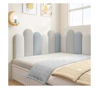 Acolchado de pared 3D anticolisión, paneles tapizados de esponja suave para un diseño seguro del dormitorio de los niños, instalación de despegar y pegar