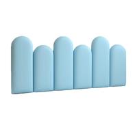 Acolchado de pared 3D anticolisión, protección de cabecero de despegar y pegar, paneles de pared tapizados para una decoración segura y elegante del hogar