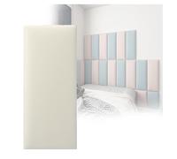 Acolchado De Pared Anticolisión 3D, Paneles Decorativos De Espuma For Cabecero De Cama, Pegatinas De Pared Autoadhesivas Tapizadas, Fáciles De Limpiar, For Dormitorio(White,30x30cm)