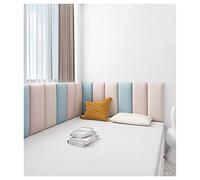 Acolchado de Pared anticolisión 3D, Paneles tapizados autoadhesivos, protección Decorativa para Sala de Juegos, cabecero tapizado tamaño Queen (Color: A, tamaño: 200 cm)