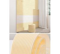 Acolchado De Pared Anticolisión Autoadhesivo For Niños, Aislante Y Protector Contra El Frío, Paneles De Cabecero Autoadhesivos For Dormitorio, Tatami, Guardería, Cojín Decorativo De Pared(Beige)