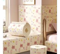 Acolchado de Pared anticolisión con Estampados de Animales para niños con Autismo - Adhesivos Decorativos 3D - Paneles tapizados Decorativos DIY, cabecero Autoadhesivo para Pared de guardería (60 x