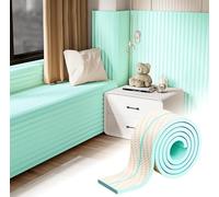 Acolchado de pared anticolisión de PVC, paneles de pared autoadhesivos 3D despegables y pegables para cabecero, mesa, muebles, bordes de garaje, protectores de esquinas de pared, paneles de pared ac
