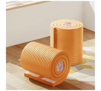 Acolchado de pared anticolisión, paneles de cabecera autoadhesivos 3D tapizados para niños con autismo, protectores de esquinas de mesa de algodón y espuma para cabecera/dormitorio (amarillo, 5 m)