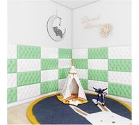 Acolchado de pared anticolisión, paneles de espuma de 1,3 cm de grosor para seguridad de dormitorio y guardería, protección de cabecero tapizado
